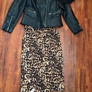 Sexy leopard print midi skirt 🐆